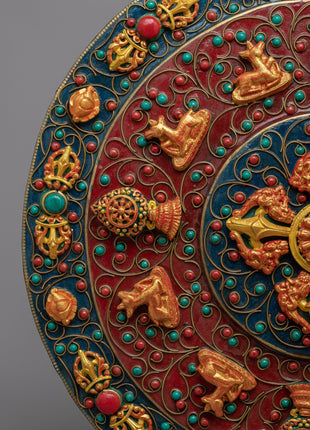 Tibetan Circular Mandala Art | Add a Touch of Grace and Beauty to Your Walls