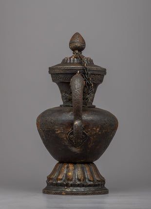 Artisan Buddhist Iron Tea Pot | Embrace the Tradition of Tea Ceremony