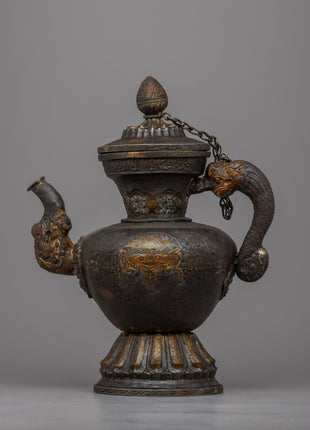 Artisan Buddhist Iron Tea Pot | Embrace the Tradition of Tea Ceremony