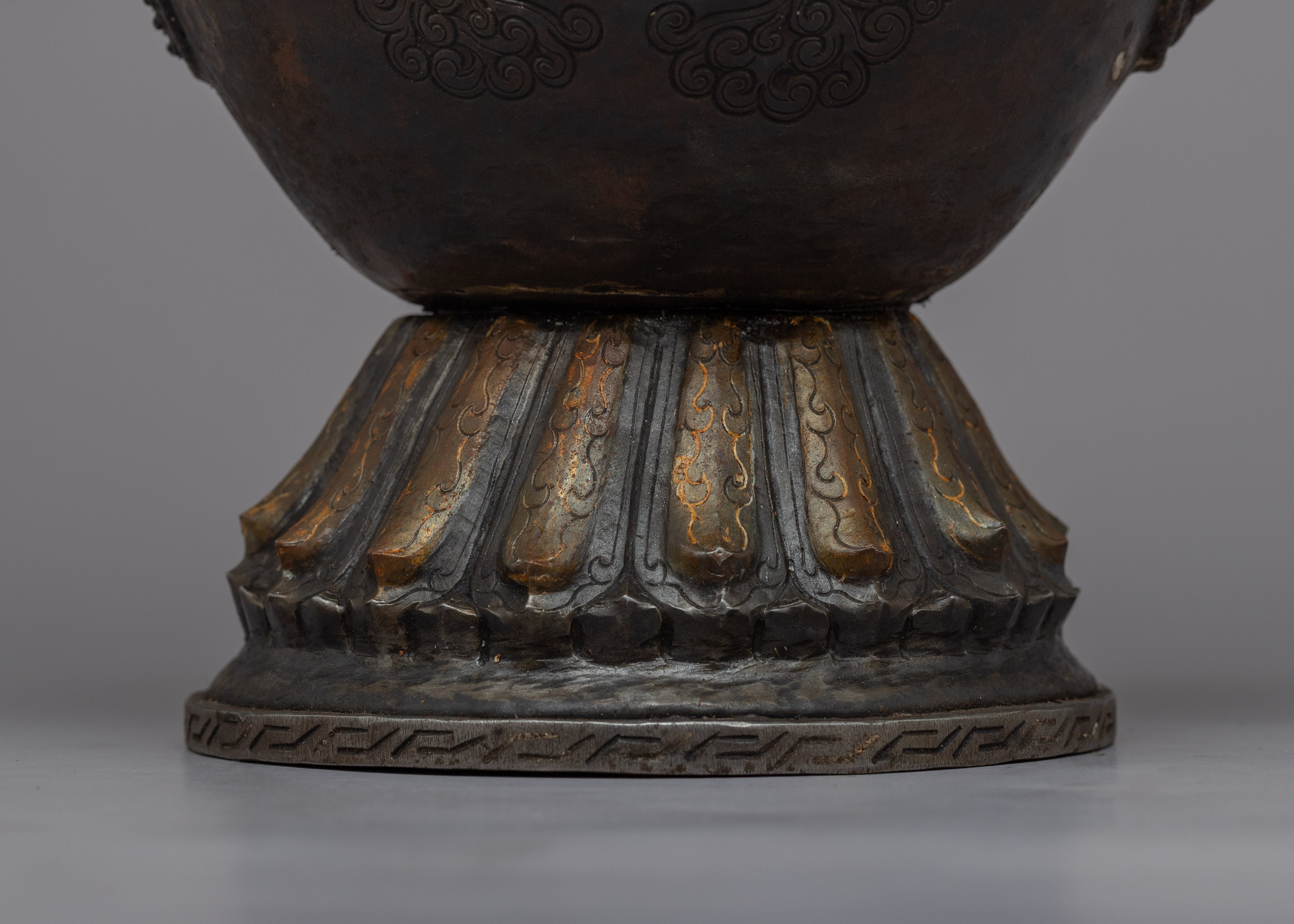 Artisan Buddhist Iron Tea Pot | Embrace the Tradition of Tea Ceremony