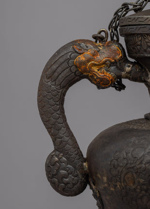 Artisan Buddhist Iron Tea Pot | Embrace the Tradition of Tea Ceremony