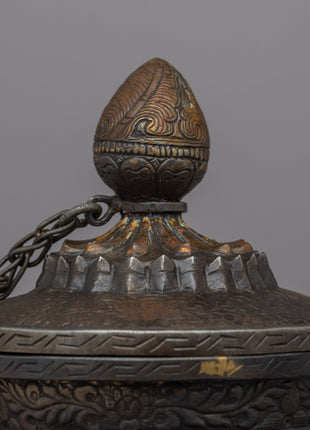 Artisan Buddhist Iron Tea Pot | Embrace the Tradition of Tea Ceremony