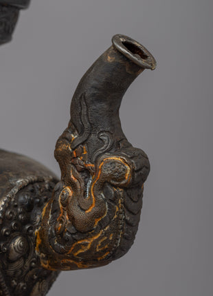 Artisan Buddhist Iron Tea Pot | Embrace the Tradition of Tea Ceremony