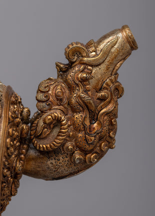 Copper Tea Pot | Embrace Tranquility through Buddhist Artwork