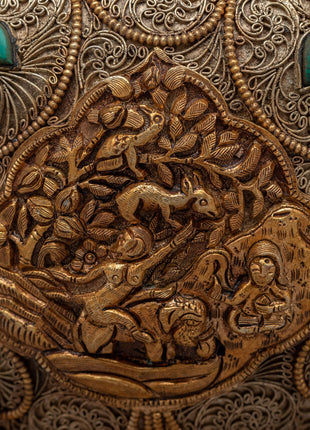 Copper Tea Pot | Embrace Tranquility through Buddhist Artwork