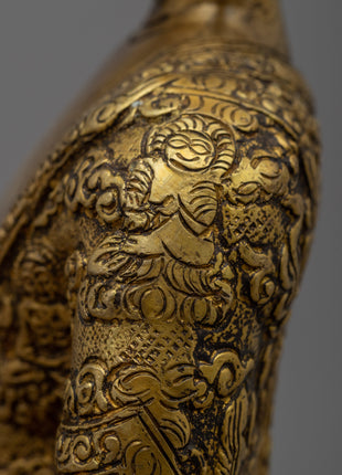 Shakyamuni Buddha Prayer Statue| Magnificent Brass Statues