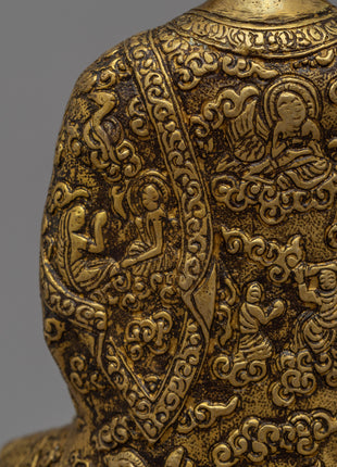 Shakyamuni Buddha Prayer Statue| Magnificent Brass Statues