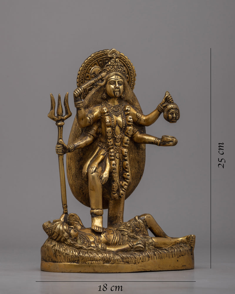 Kali mata Mantra Practice Statue |  Adorning Your Space with the Divine Mother