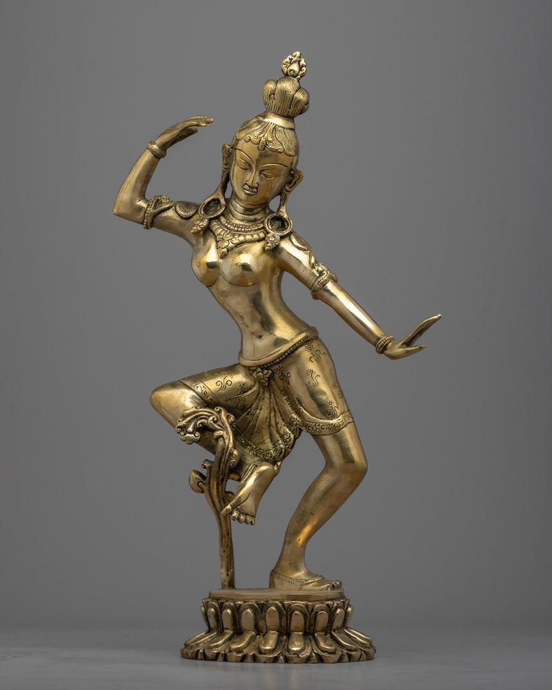 Dancing Shiva and Parvati Statue | Capturing the Divine Cosmic Dance of Love