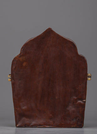 Auspicious Prayer Box Charm"Ghau" for Spiritual Protection | Handcrafted 24k Gold-Plated