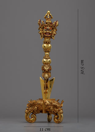 Copper Body Dorje Phurba Dagger | Sacred Buddhist Ritual Tool
