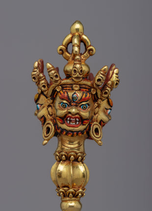 Copper Body Dorje Phurba Dagger | Sacred Buddhist Ritual Tool