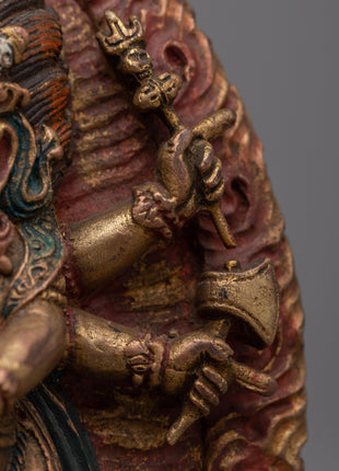 Mahakala Statue for Ritual and Meditation | The Fearsome Deity Mahakala