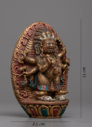 Mahakala Statue for Ritual and Meditation | The Fearsome Deity Mahakala