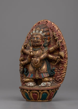 Mahakala Statue for Ritual and Meditation | The Fearsome Deity Mahakala