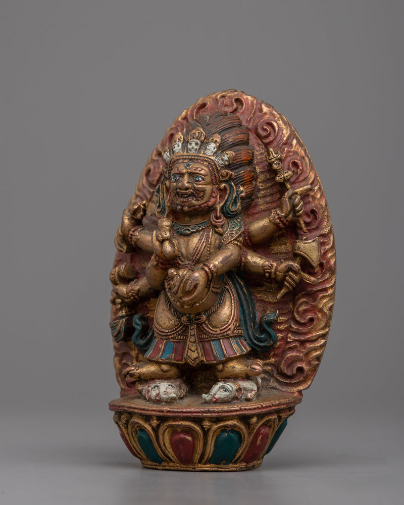Mahakala Statue for Ritual and Meditation | The Fearsome Deity Mahakala