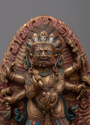 Mahakala Statue for Ritual and Meditation | The Fearsome Deity Mahakala