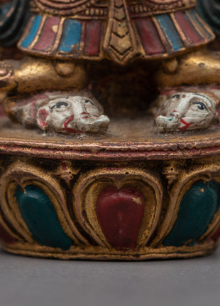 Mahakala Statue for Ritual and Meditation | The Fearsome Deity Mahakala