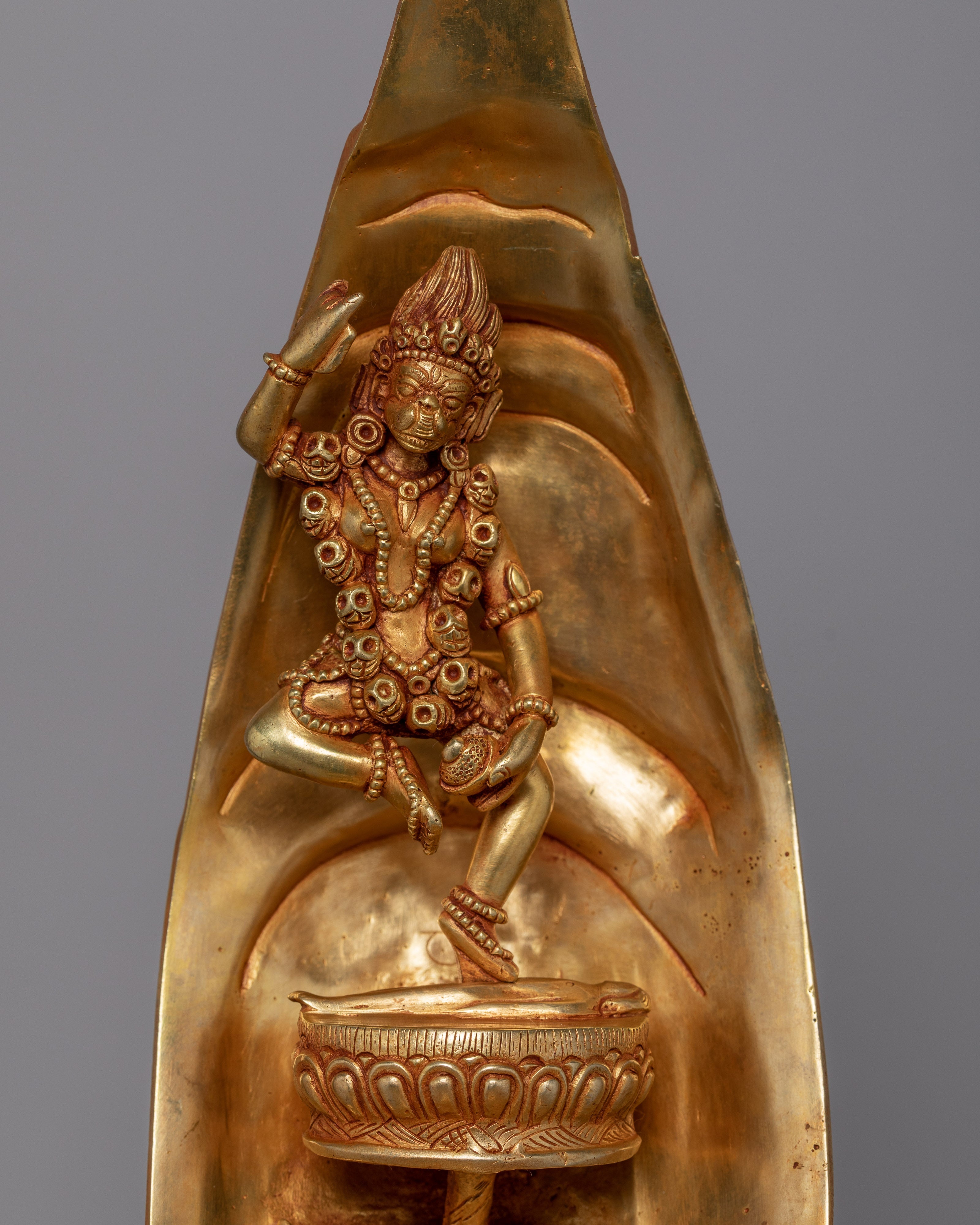 Copper Lotus with Stand | Timeless Symbol of Enlightenment