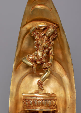 Copper Lotus with Stand | Timeless Symbol of Enlightenment