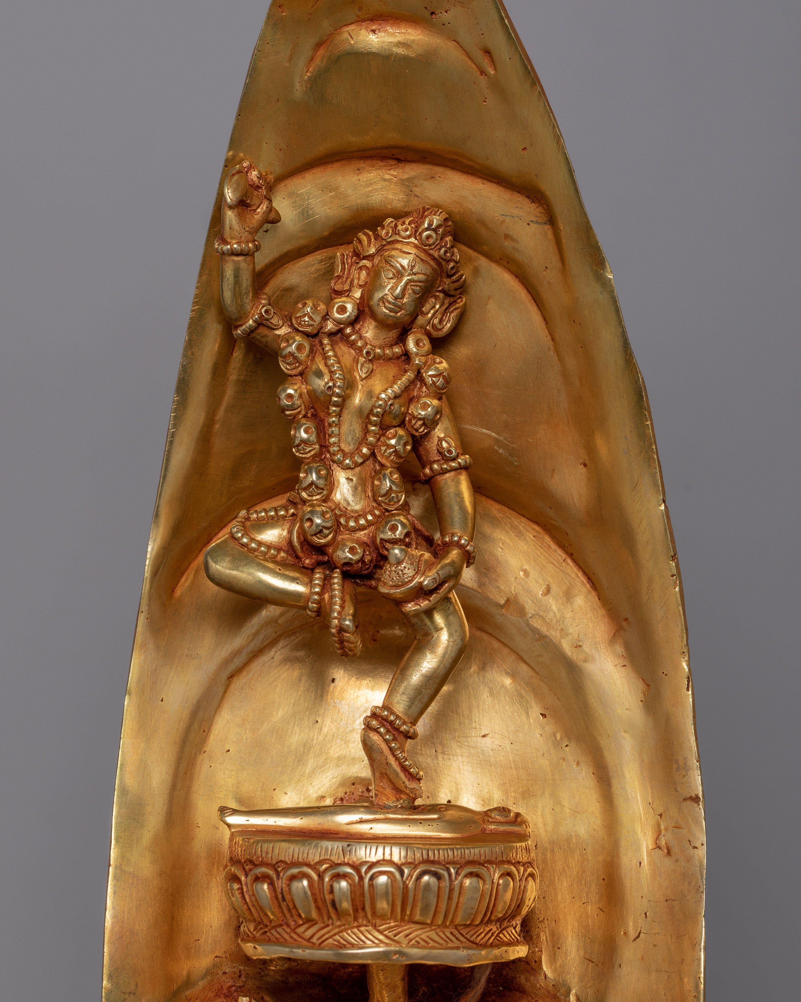 Copper Lotus with Stand | Timeless Symbol of Enlightenment