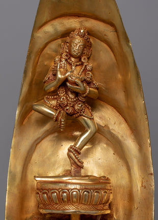 Copper Lotus with Stand | Timeless Symbol of Enlightenment