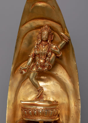 Copper Lotus with Stand | Timeless Symbol of Enlightenment