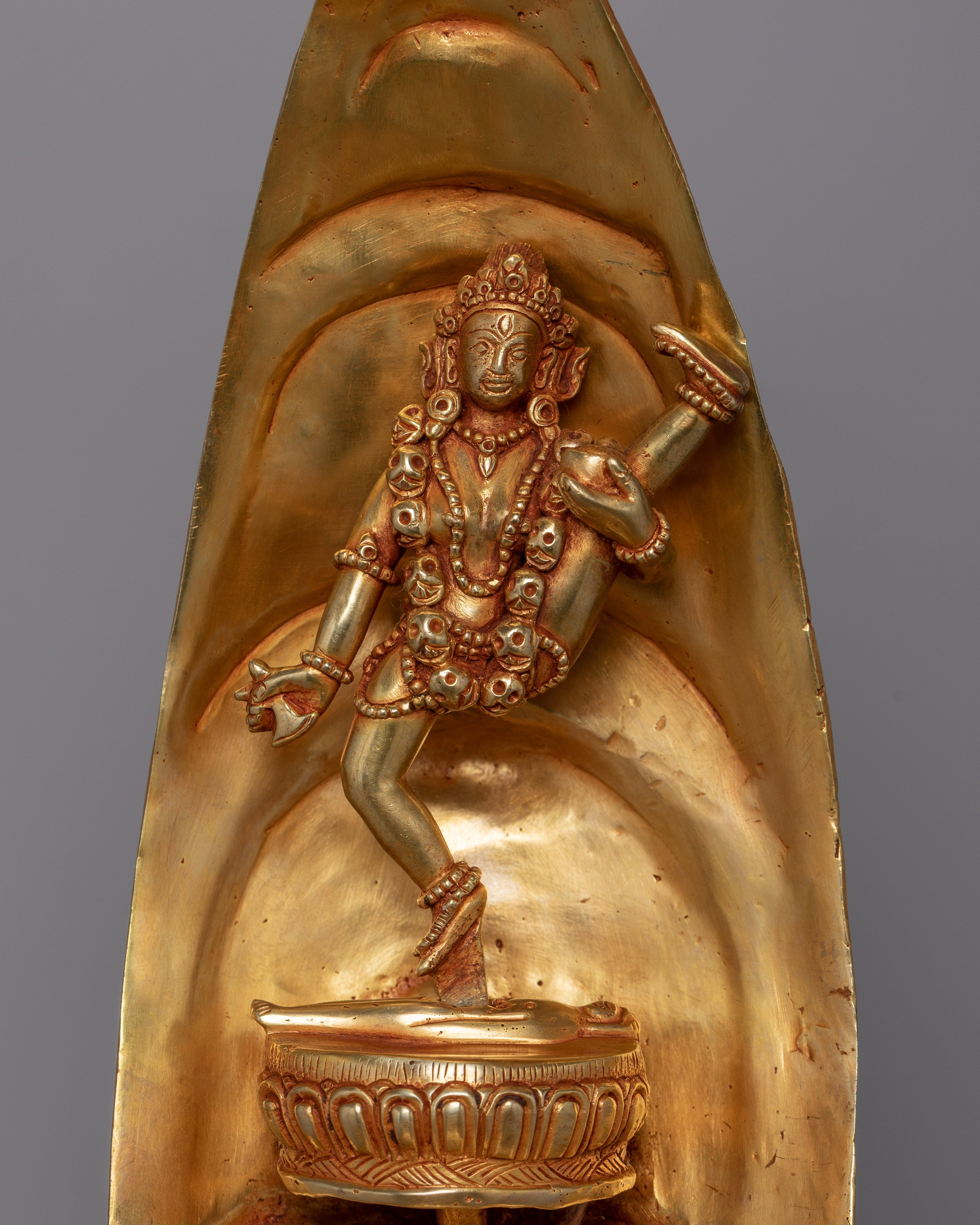 Copper Lotus with Stand | Timeless Symbol of Enlightenment