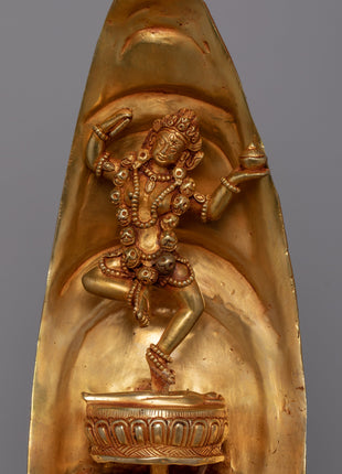 Copper Lotus with Stand | Timeless Symbol of Enlightenment