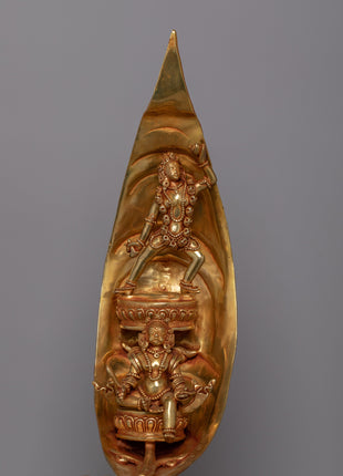 Copper Lotus with Stand | Timeless Symbol of Enlightenment