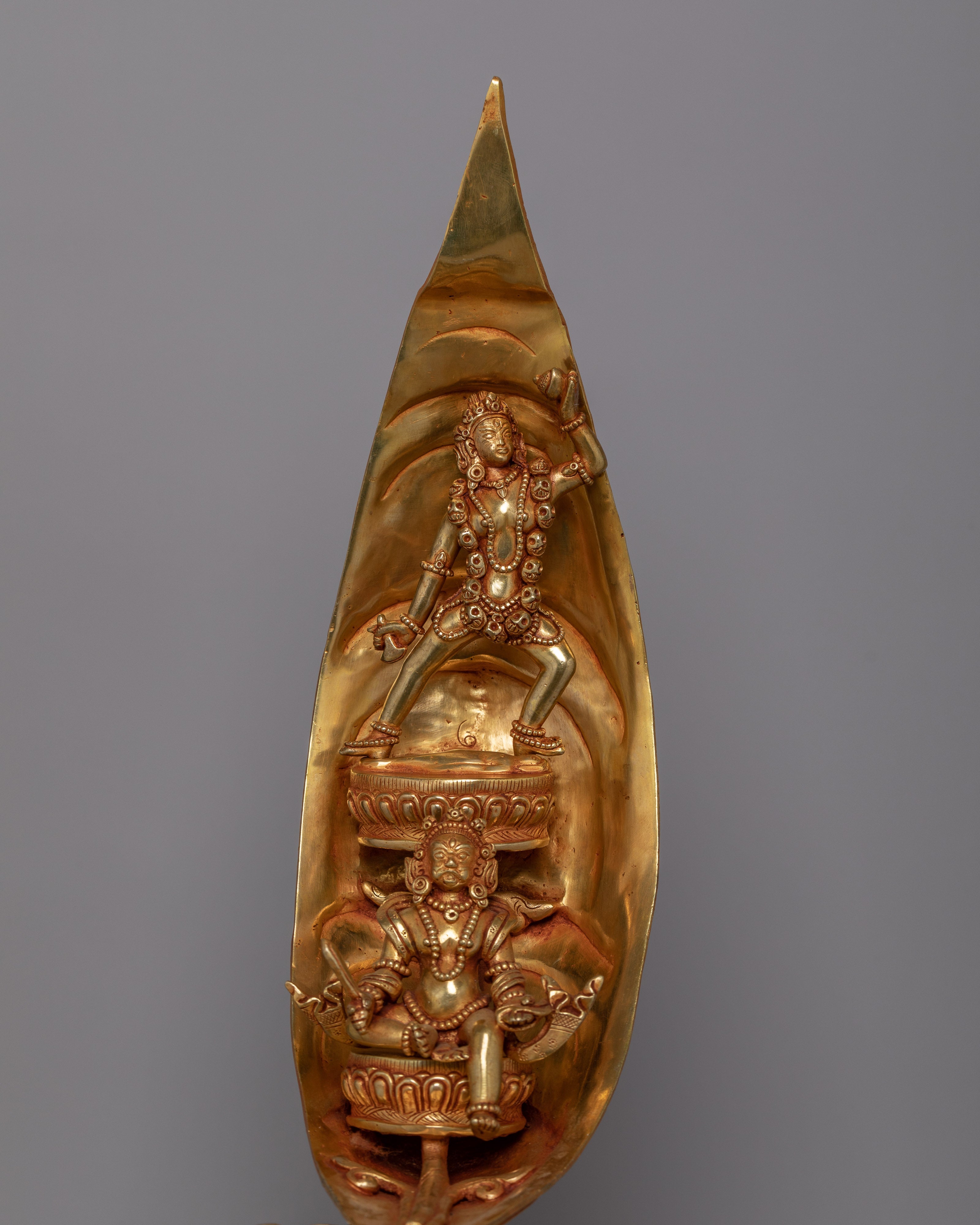 Copper Lotus with Stand | Timeless Symbol of Enlightenment