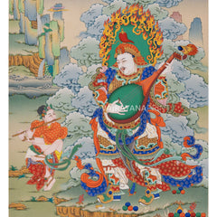 Traditional Canvas Art Of Dhritarashtra Uvacha