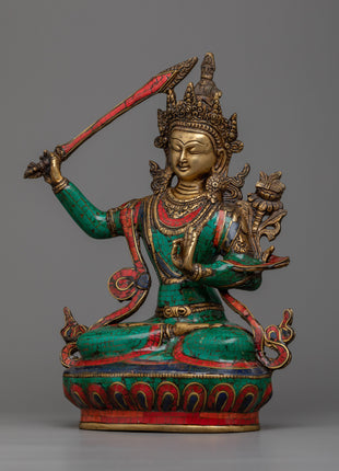 Buddha Manjushri Statue | Celebrating the Transformative Power of Wisdom