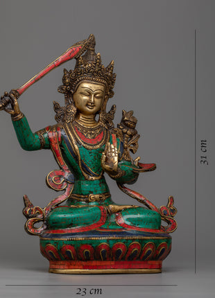 Buddha Manjushri Statue | Celebrating the Transformative Power of Wisdom