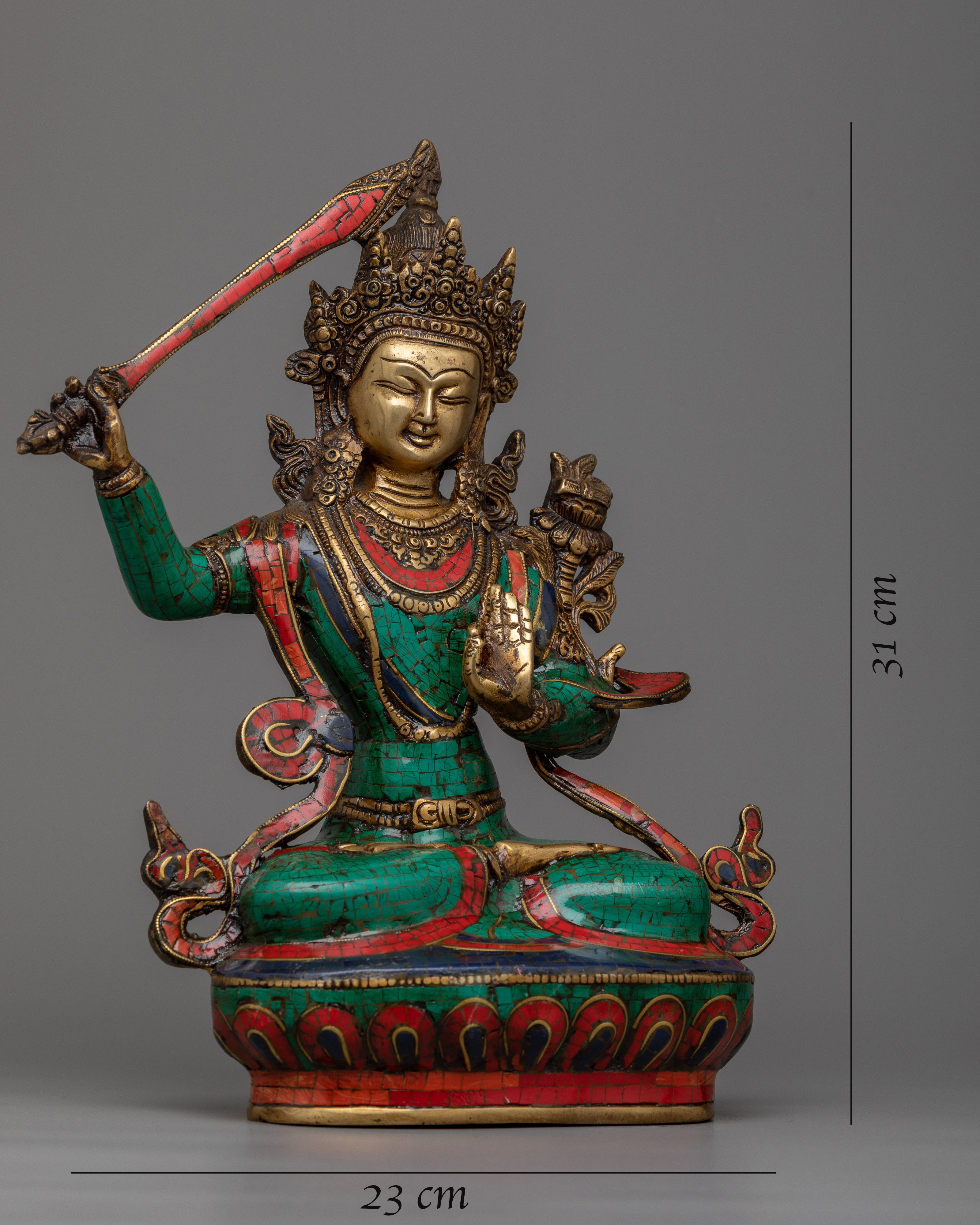 Buddha Manjushri Statue | Celebrating the Transformative Power of Wisdom