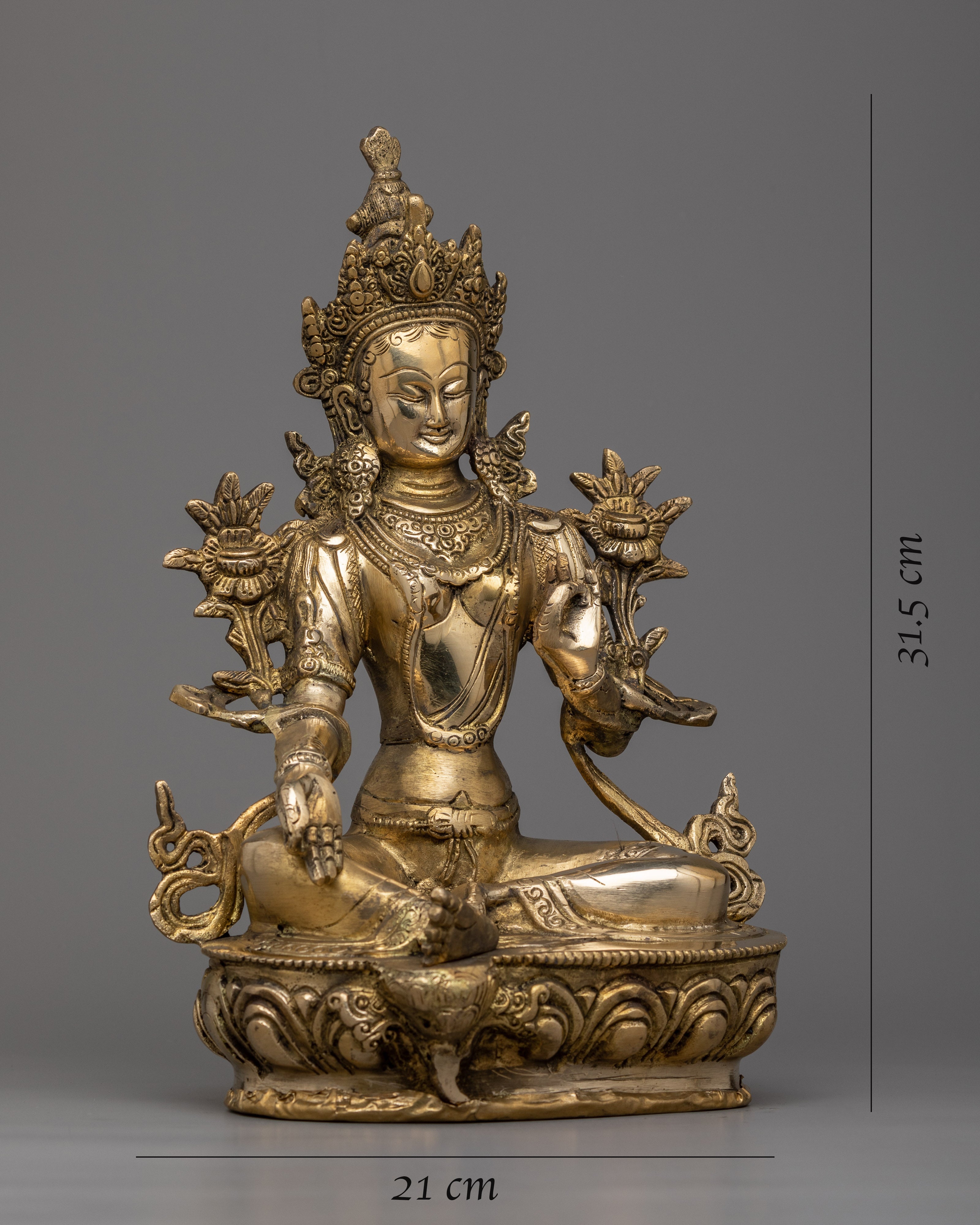 Buddhist Goddess Tara Statue | Discover Serenity with Green Tara