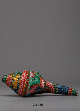 Handcrafted Small Conch Shell Sankha |  Perfect for Meditation and Home Decor