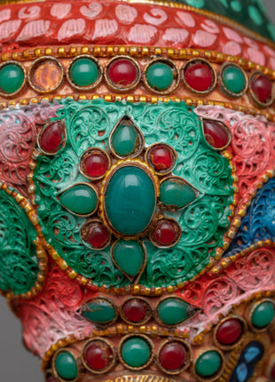 Handcrafted Small Conch Shell Sankha |  Perfect for Meditation and Home Decor