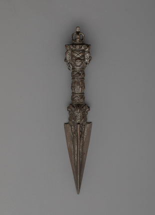 Authentic Tibetan Copper Phurba | Ritual Dagger for Spiritual Practice and Meditation