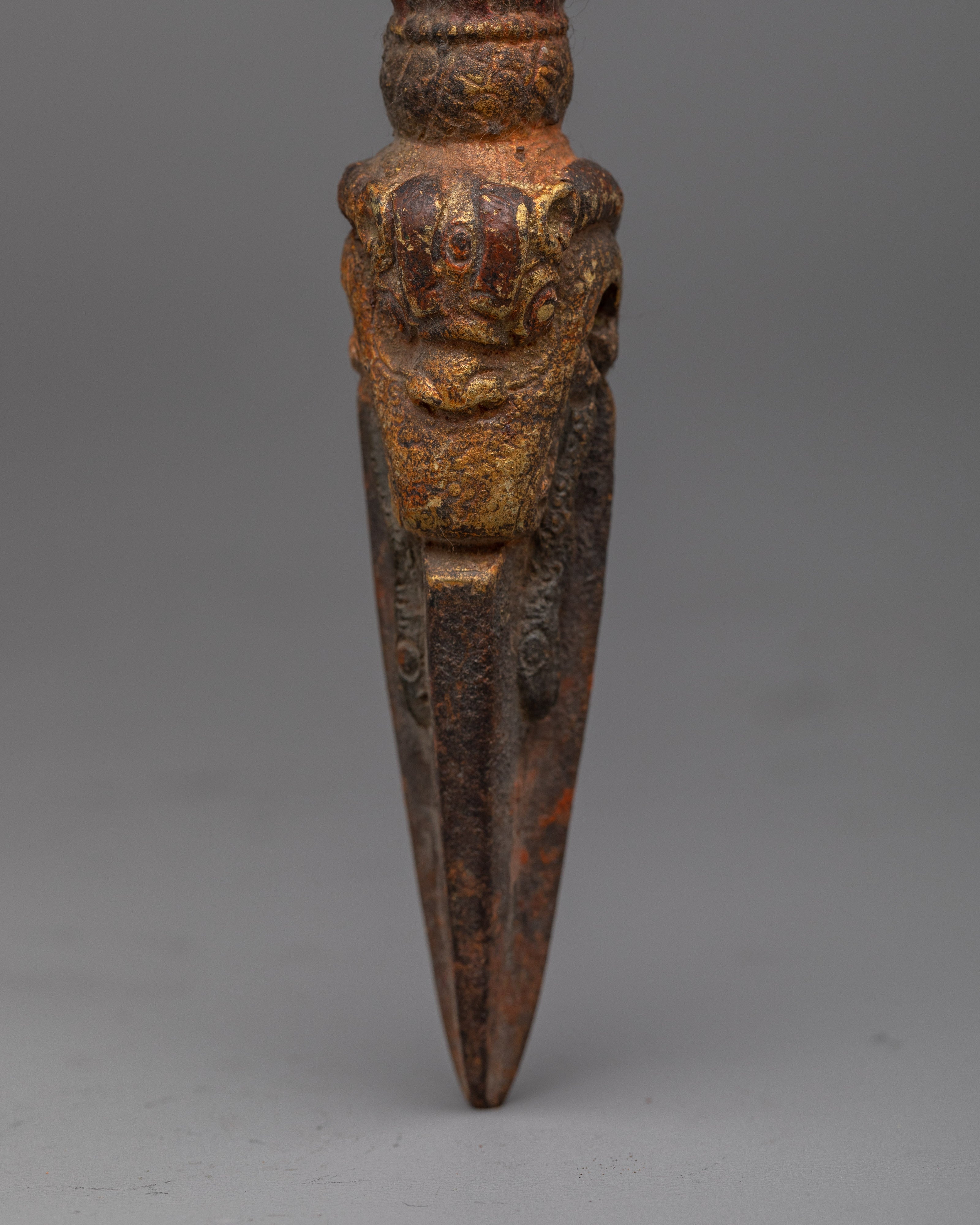 Handmade Copper Phurba Kila | Powerful Ritual Tool for Spiritual Practice