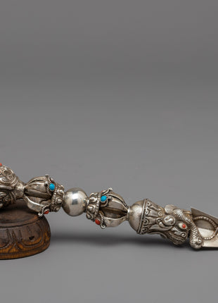 Phurba Stand with Phurba | Showcasing the Symbolism and Power of Ritual Implements