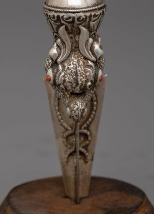 Phurba Stand with Phurba | Showcasing the Symbolism and Power of Ritual Implements