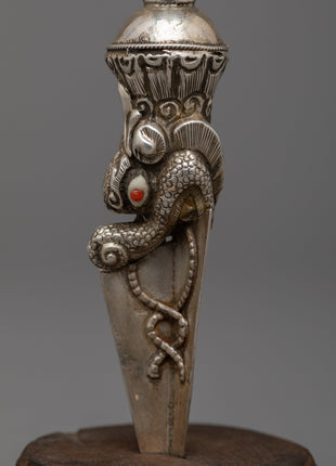 Phurba Stand with Phurba | Showcasing the Symbolism and Power of Ritual Implements
