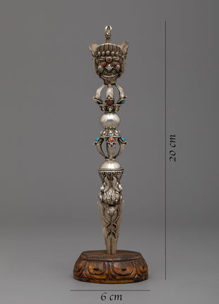 Phurba Stand with Phurba | Showcasing the Symbolism and Power of Ritual Implements