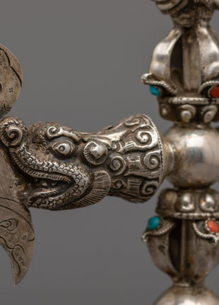 Phurba with Kartika Knife | Enhancing Meditation, Protection, and Spiritual Connection