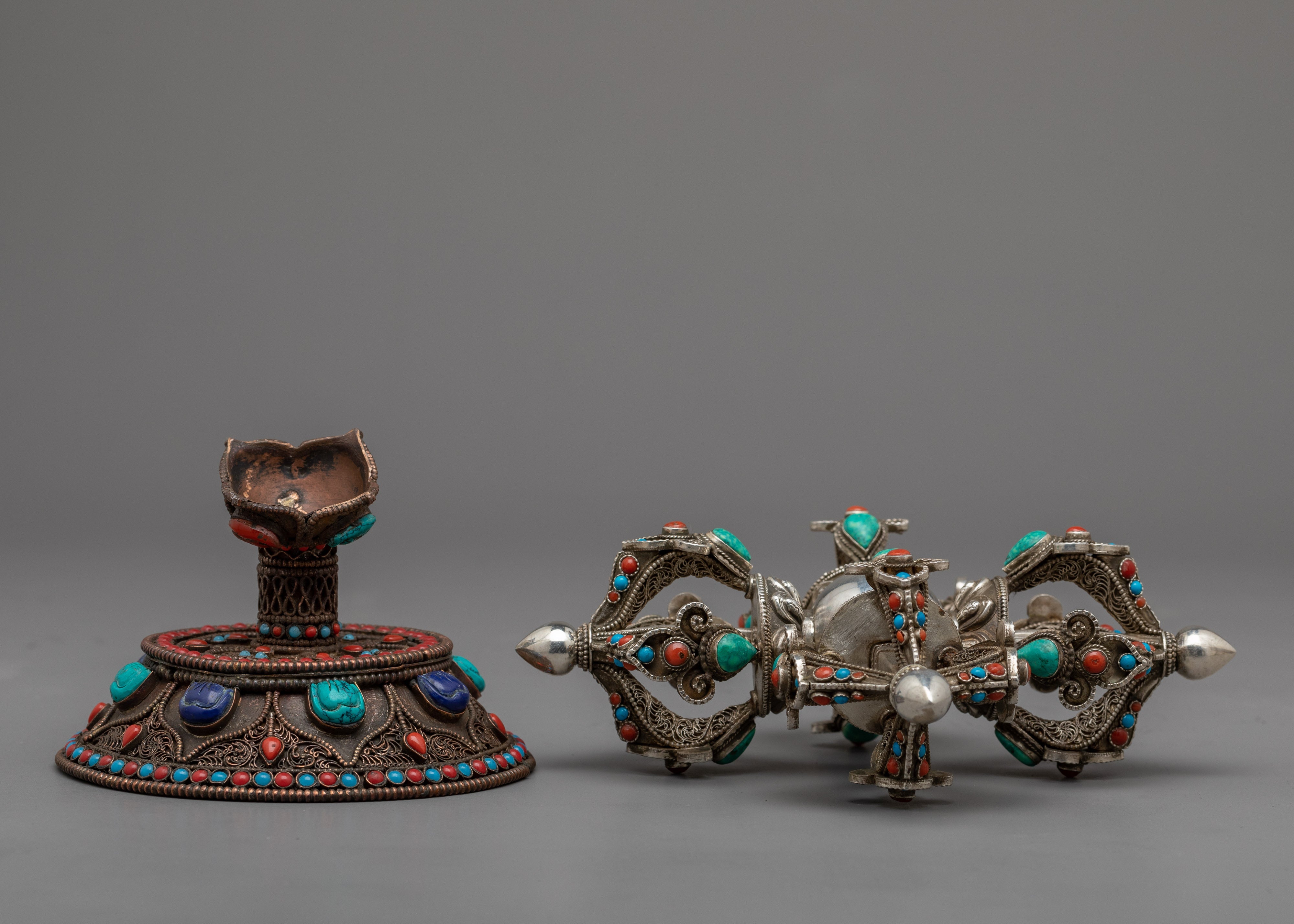 Bishwo Vajra Dorje With Stand | Buddhist Himalayan Art Work