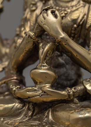 Cundi Bodhisattva Statue | Exquisite Copper Sculpture for Spiritual Enlightenment