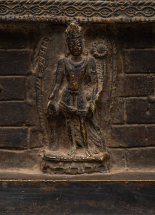 Exquisite Handmade Brass Stupa | Enhance Your Spiritual Space with this Sacred Symbol of Enlightenment