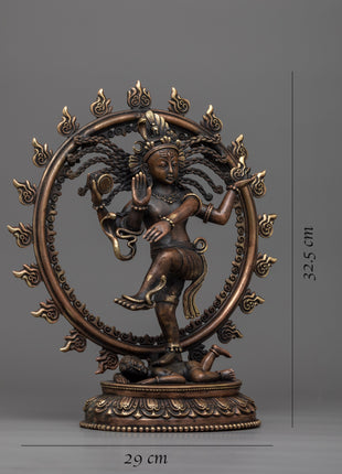 Handcrafted Brass Nataraja Statue | Exquisite Nataria Sculpture for Home Decor