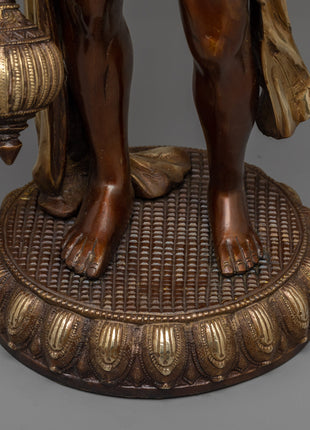 Divine Hanuman Ji Statue | Handcrafted Brass Body for Spiritual Bliss